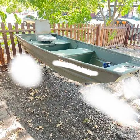 Jon boat John boat bote de pesca lancha flat bottom