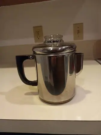 Vintage Ekcoware Copper Bottom Coffee Pot Percolator