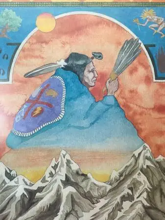 Our Spirit Is Still Strong Lithography By Doug Wilson