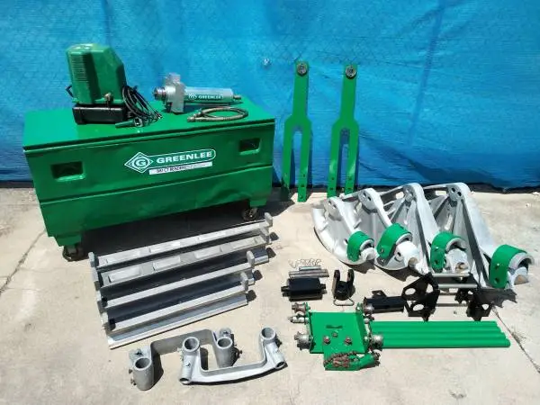 Greenlee 881CT Cam Track ONE SHOT Hydraulic Pipe Conduit Bender 2-1/2 Το 4 Rig