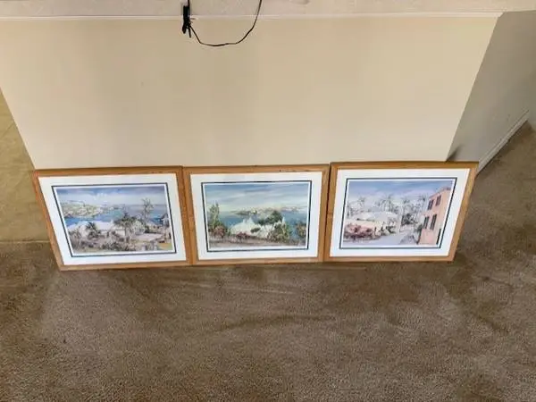 3 Carole Holding Signed Framed 22 x 16  Prints - Excellent Condition