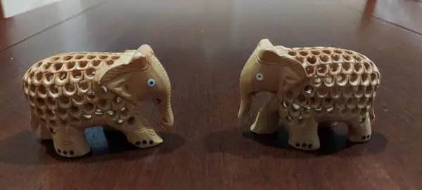Elephant carved in Elephant.