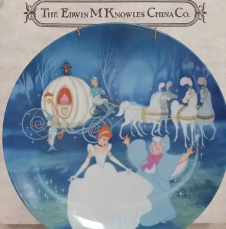 DISNEY CINDERELLA Bibbidi-Bobbidi-Boo COLLECTOR PLATE 1988 COA