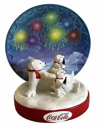Coca Cola Coke Cubs Series Fishin For Fun Vintage Bradford Exchange