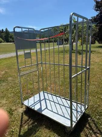Foldable Heavy Duty Cart 750 lb Capacity Firewood Holder Etc.