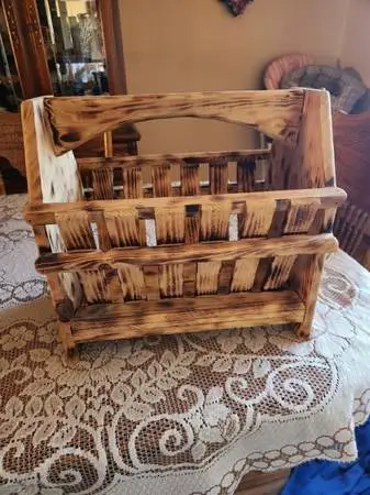 Custom magazine rack