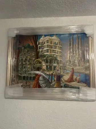Oil painting from Venice italy