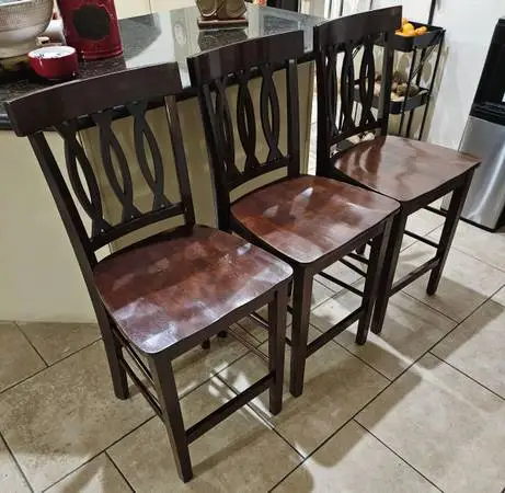 3 Bar stools.  ****  $75 ****