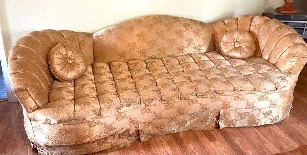 Vintage Gold Sofa