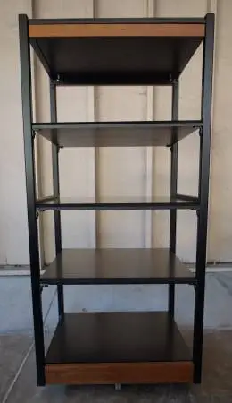 SolidSteel Brand AV Electronics Cabinet: Holds 400 Pounds of Equipment