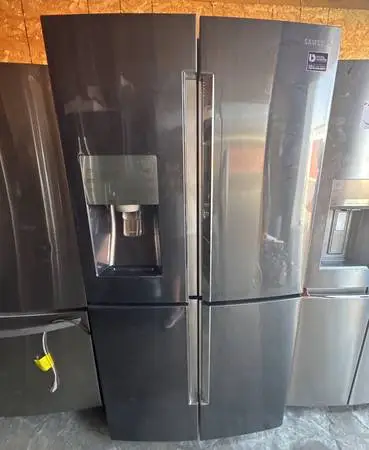 32 cu ft samsung black stainless steel refrigerator