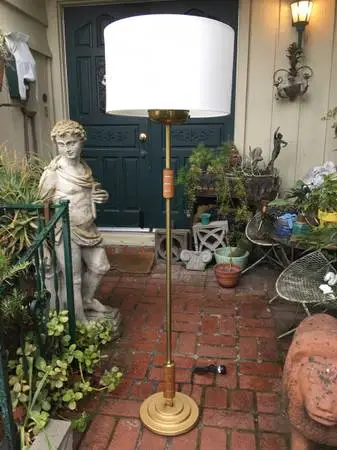1930s-40s Art Deco/Moderne working Floor Lamp/great design