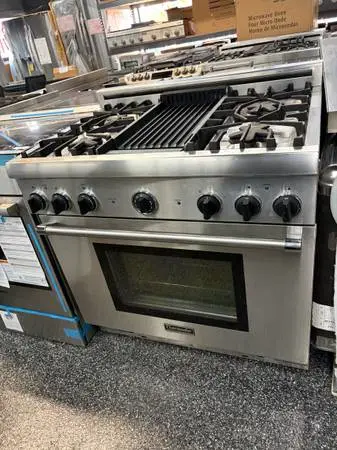 Stainless steel Stove with Grill Used