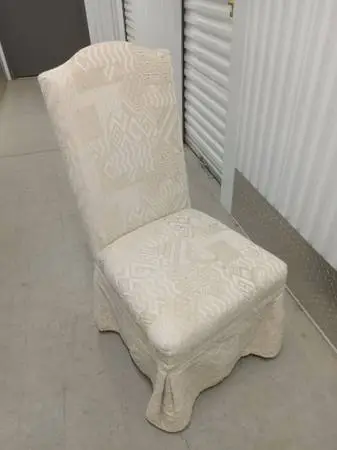 2 wood kitchen chairs with nice padded seats $25 each, excellent condi