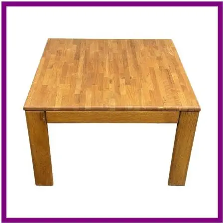 Modernist Butcher-block Oak Side Table