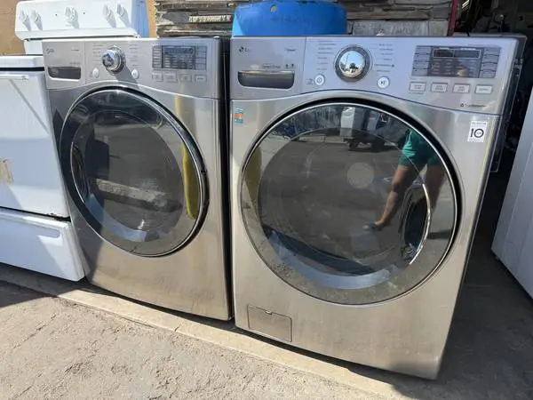 LG steam front load  washer and dryer