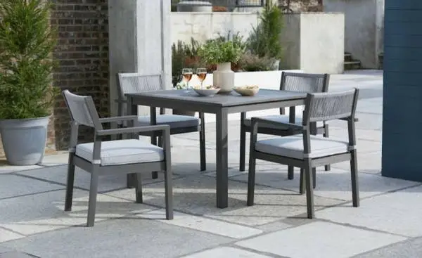 Modern Outdoor Dining Set – 5 Piece!