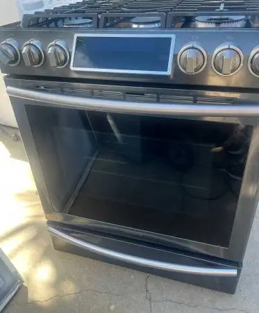 Samsung gas slide in range 30 wide