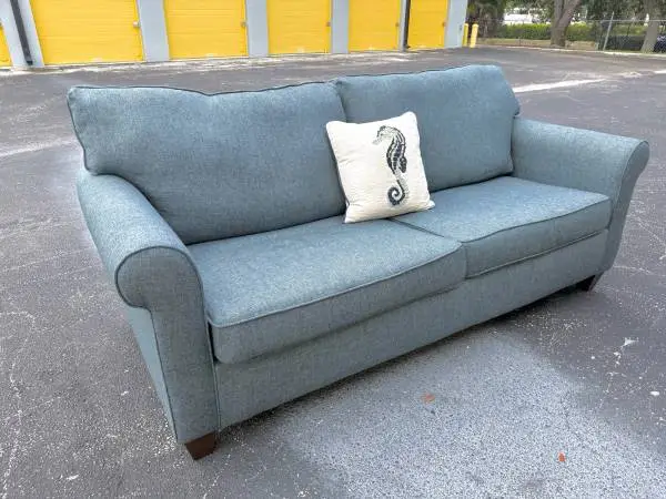 Upscale Robb & Stucky Nautical Queen Sleeper Sofa(Mattress Never Used