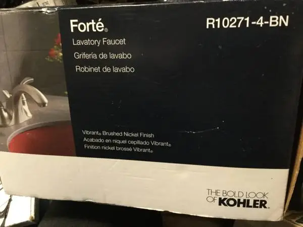 Kohler Forte Centerset Faucet  Brushed Nickel New in Box