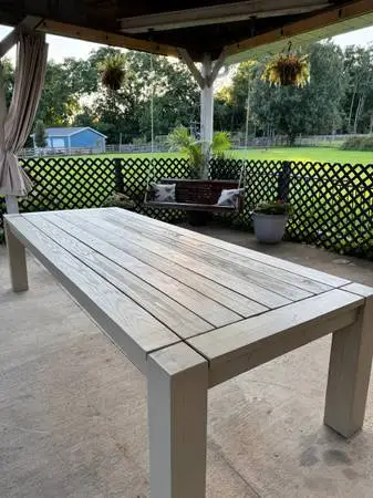 10ft Handcrafted Farmhouse Dining Table-Seats 10-14