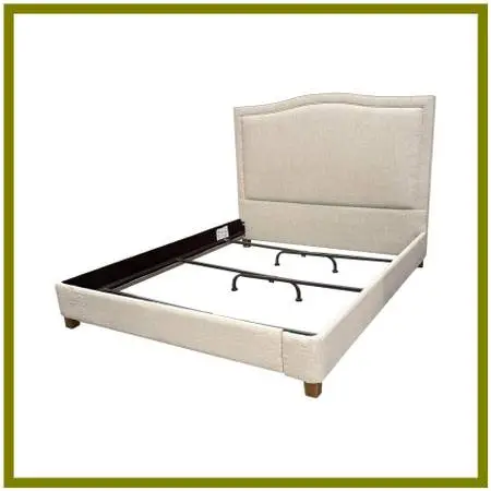 California King Restoration Hardware Lathem Upholstered Bed Frame