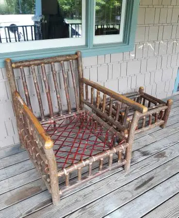 Old Hickory Grove Park Lodge Lounge Chair & Ottoman