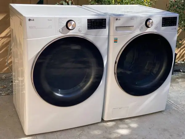 LG Ultra Large Smart Washer and Electric Dryer