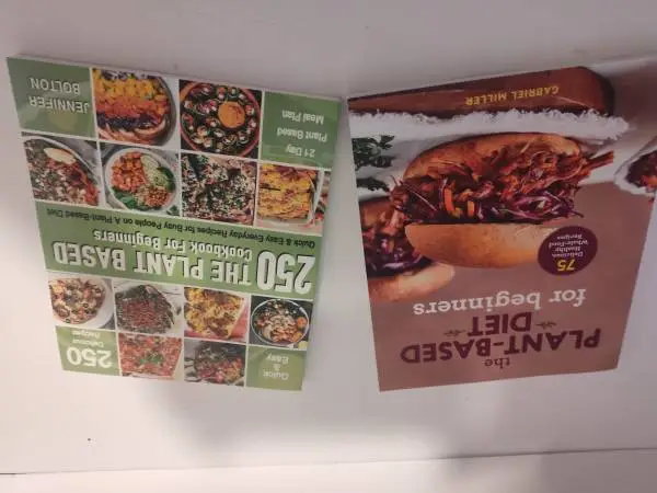 BRAND NEW (2) PLANT BASED COOKBOOK FOR BEGINNERS