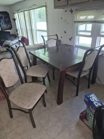 Table and chairs