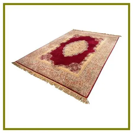 8 Ft 7 In × 12 Ft 3 In Karastan Red Medallion Kirman Area Rug