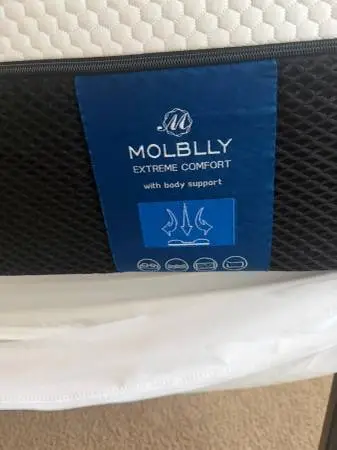 Like-New Full Size 10 Cooling Memory Foam Mattress & 18 Metal Frame