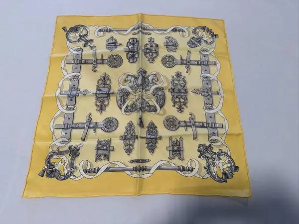Hermes Ferronnerie Silk Scarf 42 CM