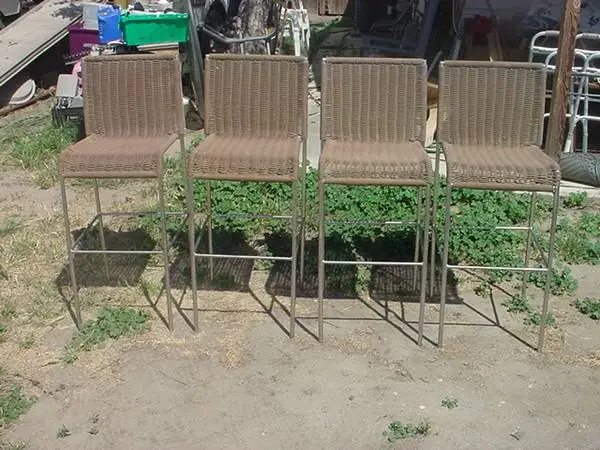 5 barstools chrome frame 30 inch seat height
