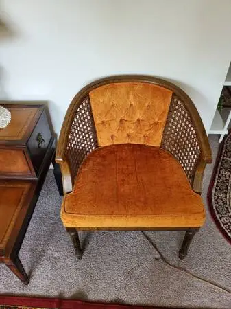 Stylish Armchairs and Lamp Table