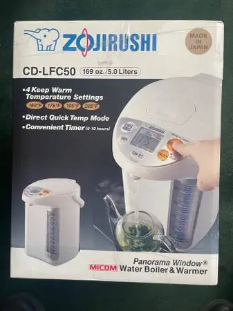 Water Boiler and Warmer; Japanese precision temperature Zojirushi-NEW