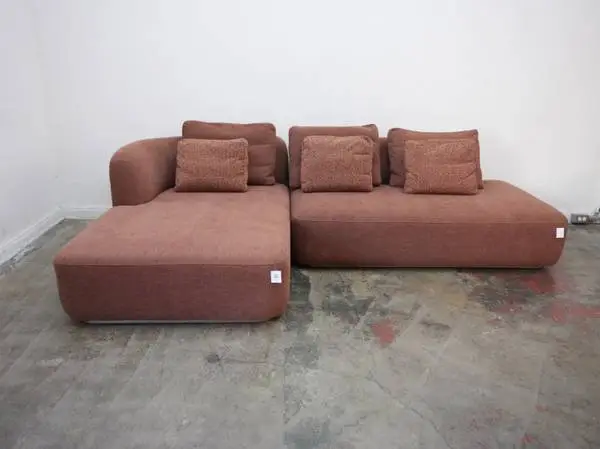 Caracole Upholstery Sasso 2pc Left Facing Chaise Sectional - Saffron $