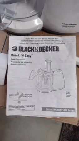 Black&Decker Food Processor! Great Shape!