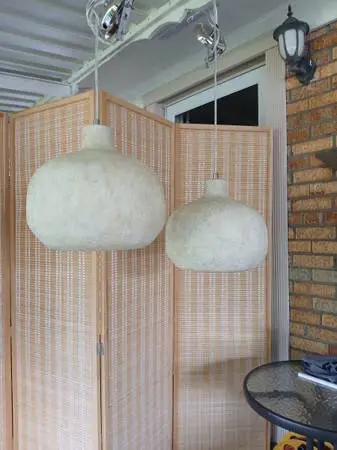 Classic Home - Jodi - Concrete pendant lights $30 each must take both