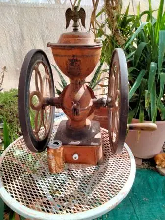 1898 Philadelphia Enterprise 2 handled Coffee Mill Grinder