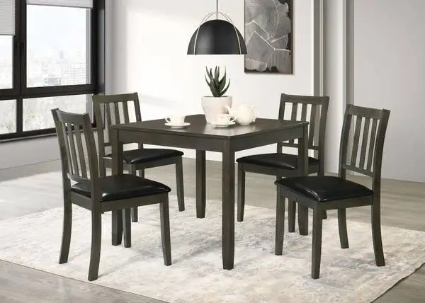 New WOOD table and 4 chairs