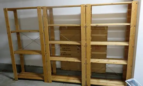 Set of 3 Ikea Garage Storage Open Shelf Wall Unit Shelves