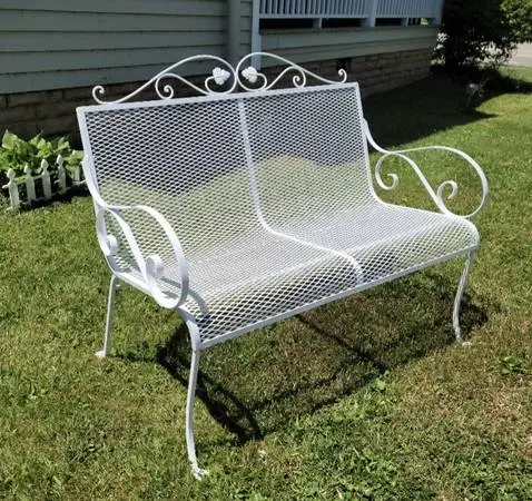 Wrought Iron Loveseat