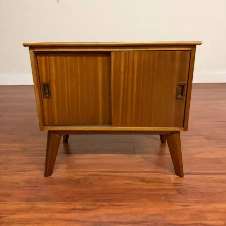 3 Different Vintage Record / Stereo Cabinets / TV Stands