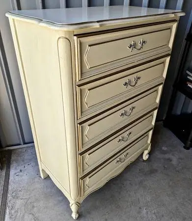 French Provincial Tallboy Dresser in Excellent Condition VERY CLEAN!