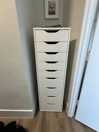 IKEA ALEX - Drawer unit with 9 drawers, white