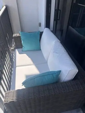 Whicker Love Seat