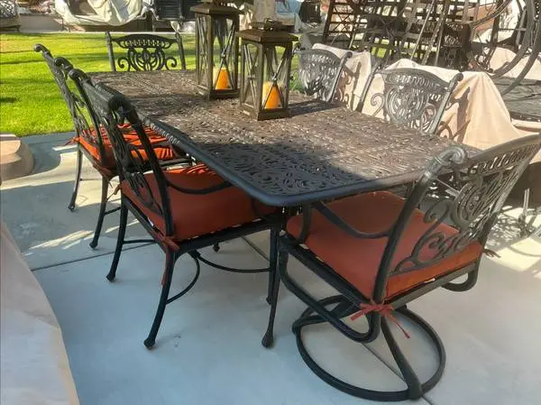 Luxury Patio Hanamint 7PC outdoor dining set