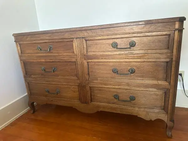 Stunning Vintage Morganton Solid Wood French Country Dresser