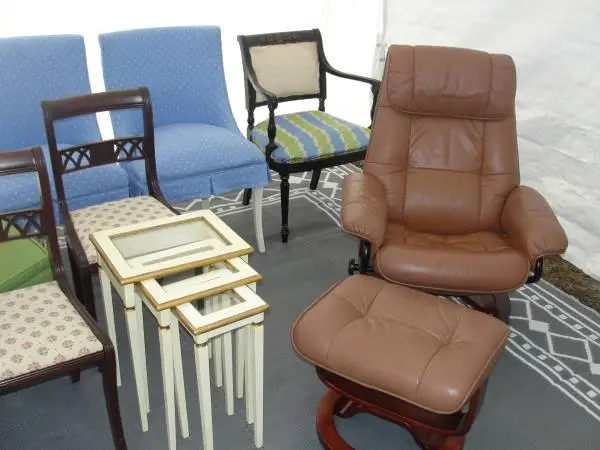 Nice Lounger and Foot Stool